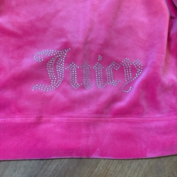 Juicy Couture OG BIG BLING VELOUR HOODIE Y2K - Picture 4 of 4